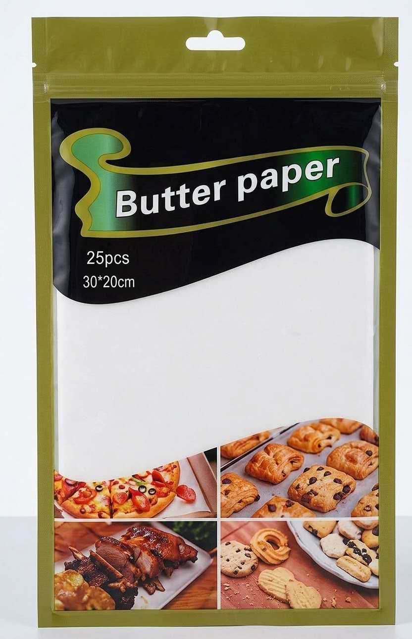 Papel mantequilla 30 x 20 cm
